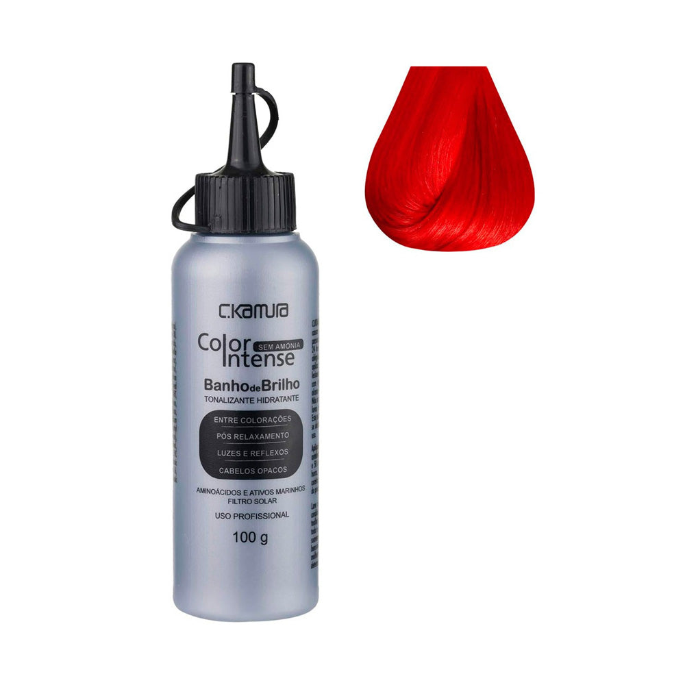 Tonalizante C.Kamura Color Intense Radiant Red Banho De Brilho 100g