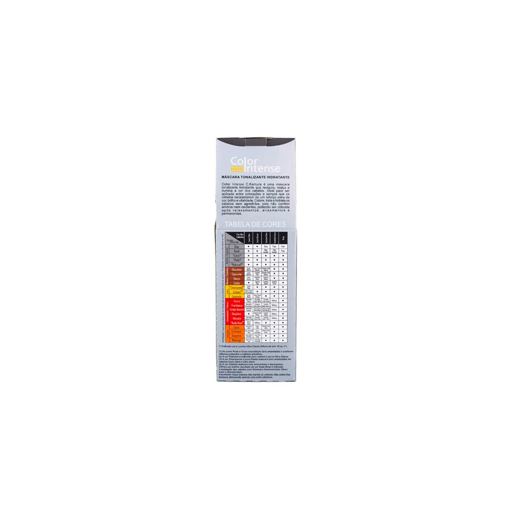 Kit 3 Tonalizantes C.Kamura Color Intense Ônix Banho De Brilho 100g