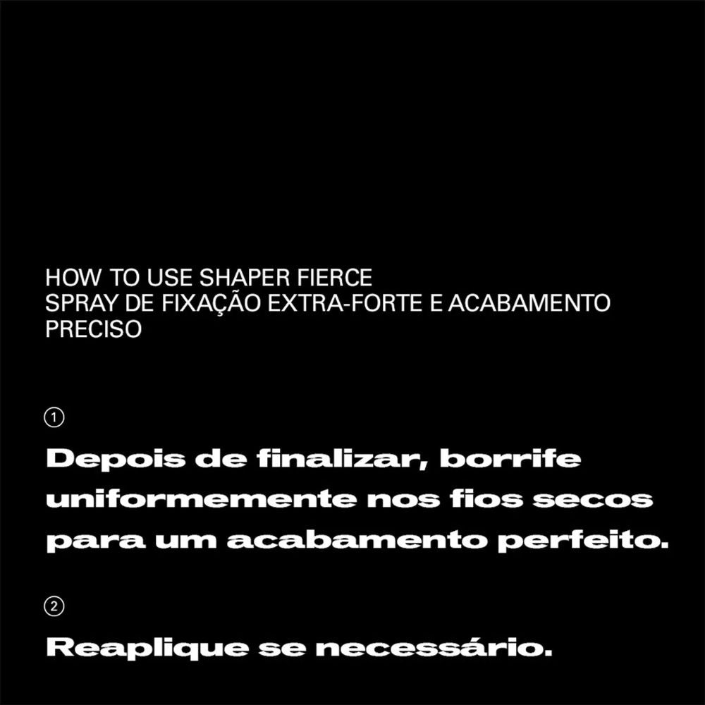Fixador Sebastian Professionals Shaper Fierce Fixação Forte 300mL