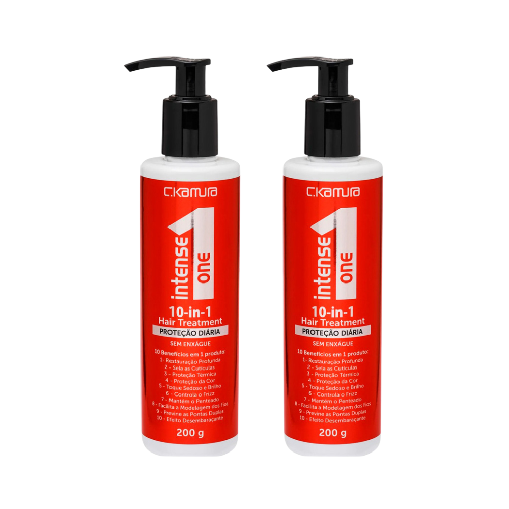 Kit 2 Leave-in Intense One 10-IN-1 Proteção Diária Ckamura 200g