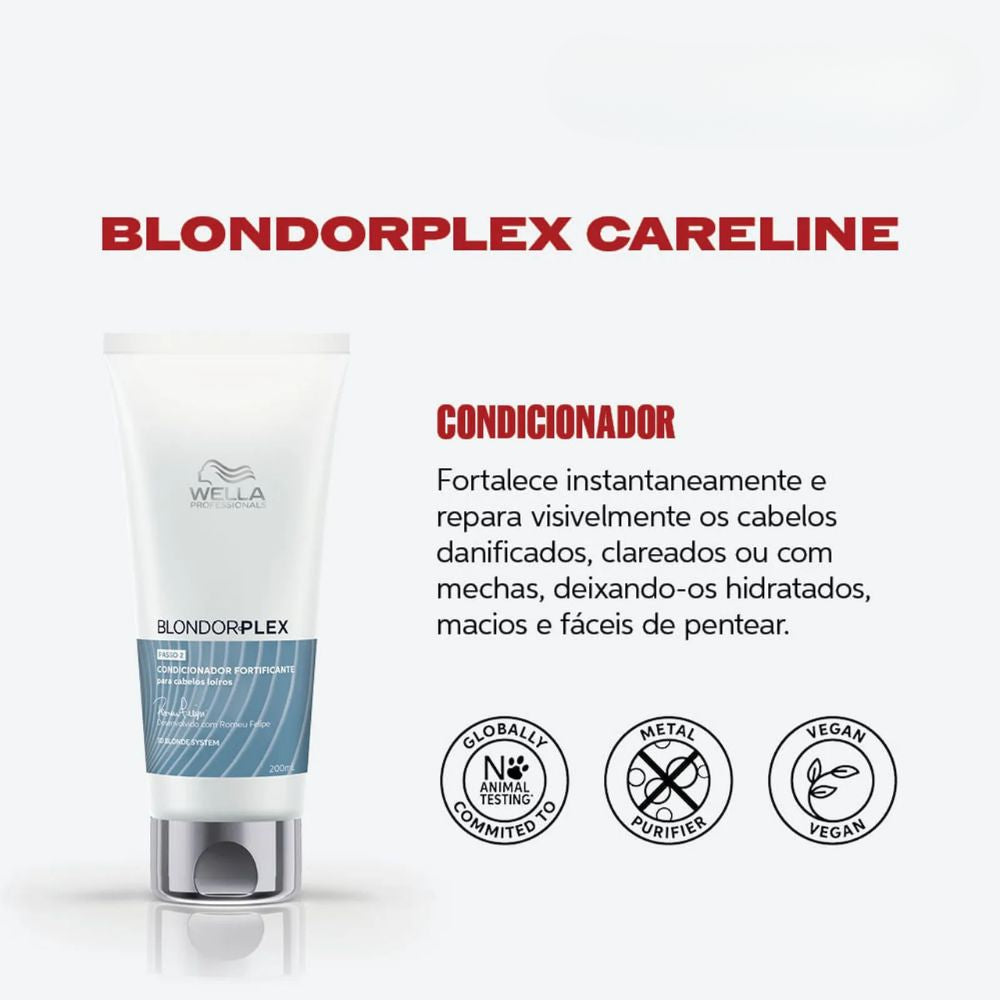 Condicionador Wella Blondorplex Care Estabilizador 200mL