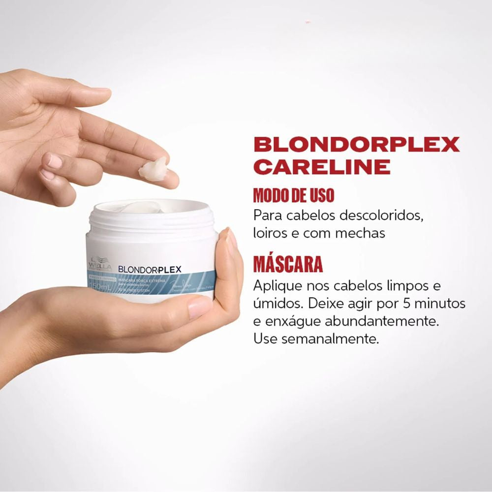 Máscara Capilar Wella Blondorplex Reconstrução de Danos 150mL
