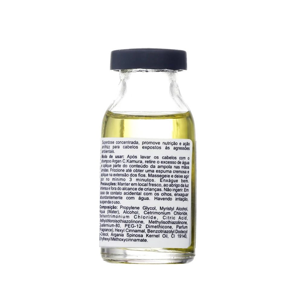 Ampola Autoaquecida Argan Oil Ckamura Nutrição  Antifrizz
