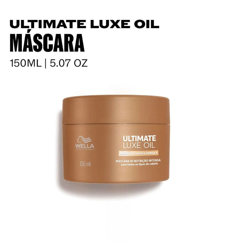 Máscara Wella Ultimate Luxe Oil Nutrição e Brilho 150mL
