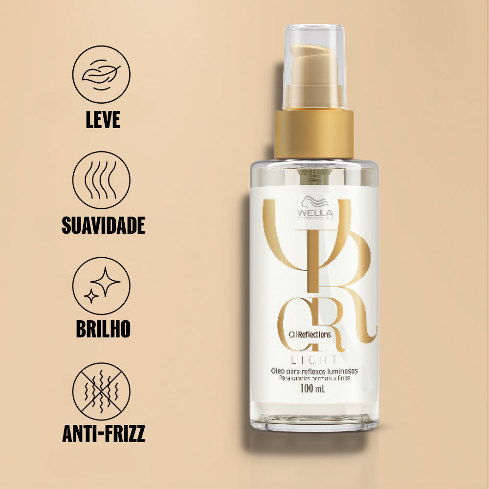 Óleo Capilar Professionals Oil Reflections Light Luminous Reflective 100mL Wella