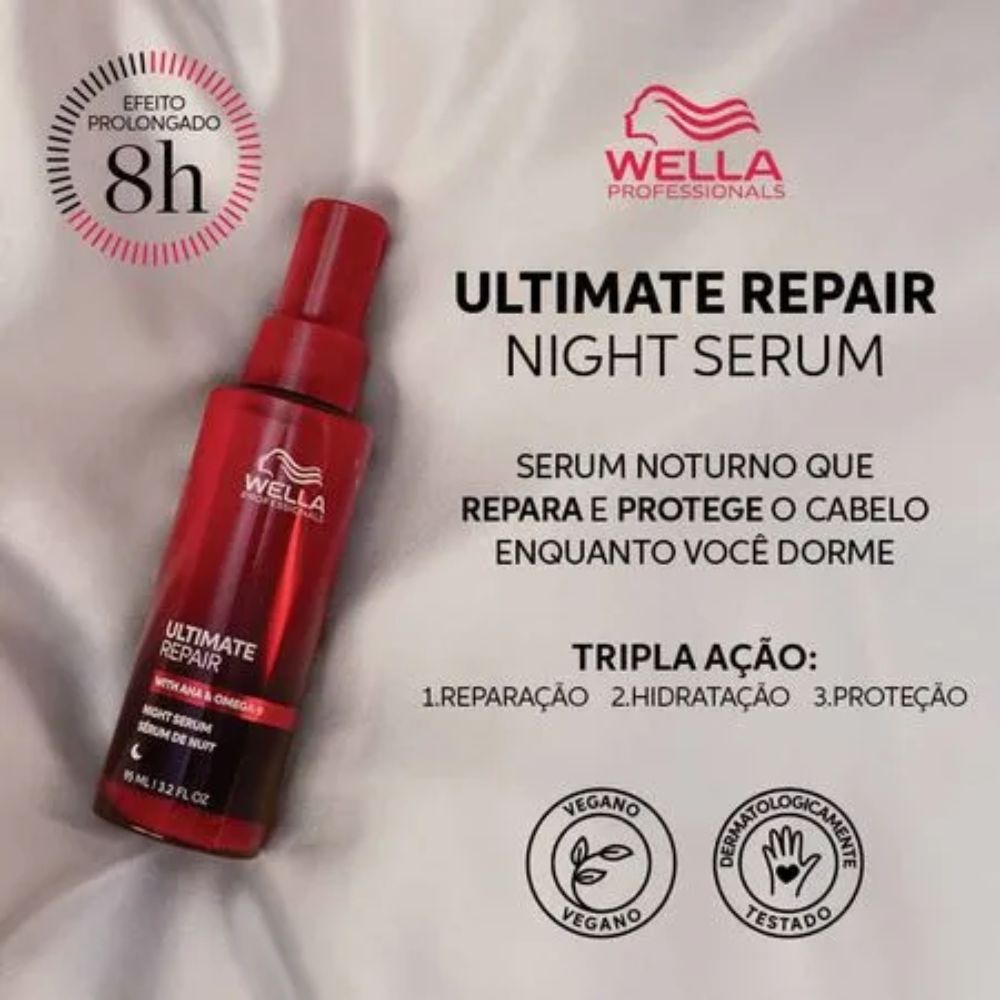 Sérum Noturno Wella Ultimate Repair Reparação Profunda 30mL